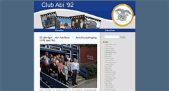 Desktop Screenshot of club-abi-92.de