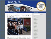 Tablet Screenshot of club-abi-92.de